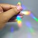 Turner Moore Edition Rainbow Holographic Laminate 12x12 SelfAdhesive Laminating Sheets Vinyl for Cricut Stickers Trading Cards Photos Scrapbooking Journals Planners Transparent 5Pack - Image 2