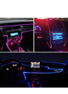 ليموس أضواء شريط ليد للسيارة متعدد الألوان RGB أضواء السيارة الداخلية 5 في 1 و 6 أمتار  - Image 5