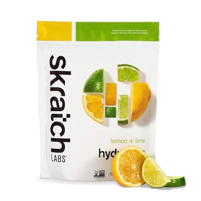 Skratch Labs Hydration Powder | Sport Drink Mix | Electrolytes Powder for Exercise, Endurance, and Performance | Lemon + Lime | 20 Servings | Non-GMO, Vegan, Kosher - Image 1