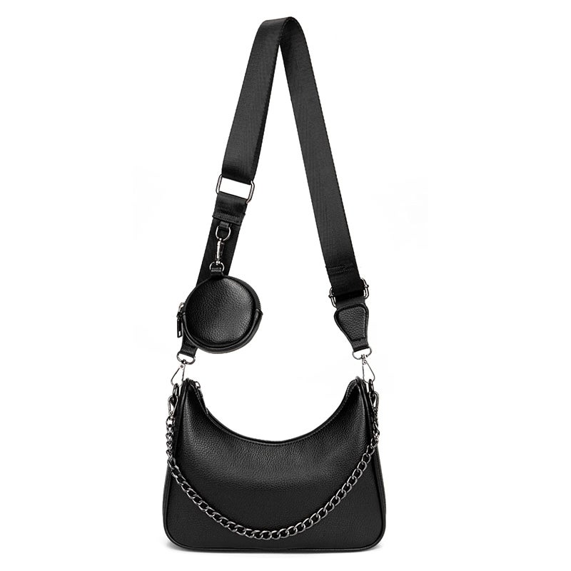 My Friday myfriday Crossbody Hobo Handbags for Women with Coin Purse Pouch, Soft Leather Designer Shoulder Bags - 2 Size Shoulder Strap - Image 1