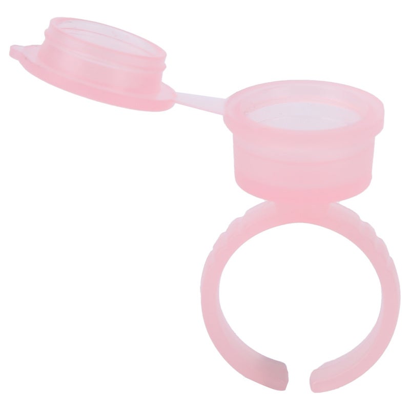 Disposable Tattoo Ink Rings: Flexible Polypropylene Pigment Holder - Dustproof Sealed Cover Pigment Storage for Beauty Salon, Tattoo Training & Eyelash Extension - Image 3