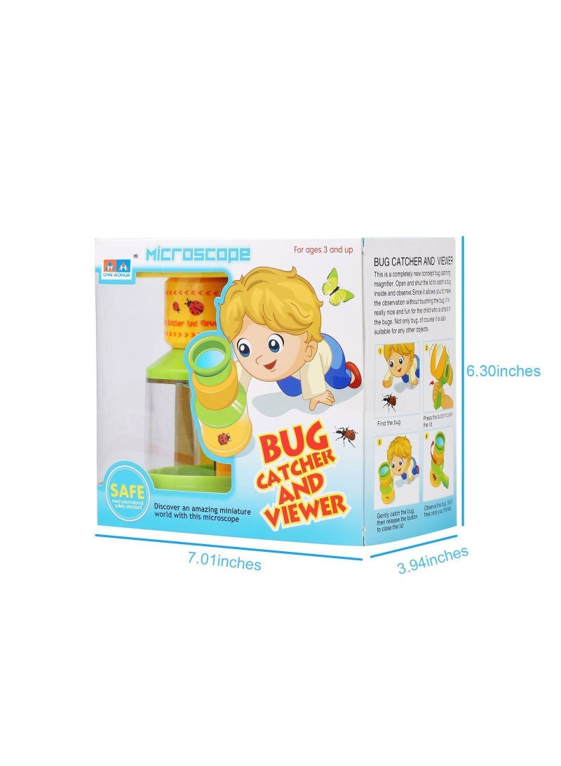 Zikra Kids Bug Catcher and Viewer Microscope Kit, Nature Exploration Toys for Backyard Adventures, Insect Magnifier for Preschool STEM Learning, Perfect for Boys and Girls. - Image 4