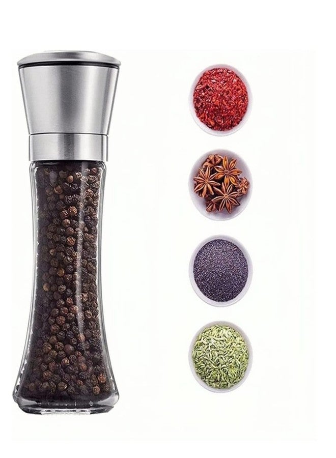 Meghasky Sea Salt and Pepper Hand Ceramic Grinder, Hand Grinder for Sea Salt and Pepper, 1 Piece - Image 1