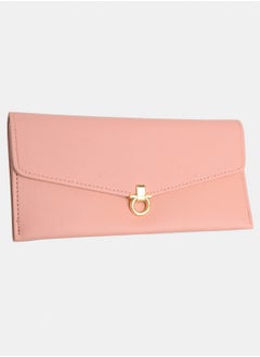 Women's leather wallet with multiple pockets and a pink circle lock - pzsku/Z11974BAD01841B105707Z/45/_/1737461968/7864cbd7-6459-4ec8-b727-5e19f1f6c555