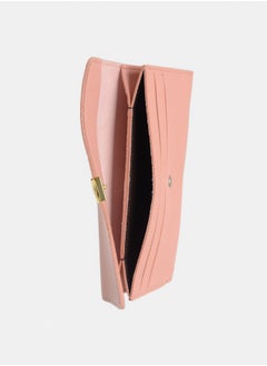 Women's leather wallet with multiple pockets and a pink circle lock - pzsku/Z11974BAD01841B105707Z/45/_/1737461970/1dc7e7ca-3fe4-4a76-b011-fb30f63e94bf