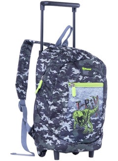 PAUSE School T Rex Design Trolley Bag 13.5 Inch Black  - Image 1