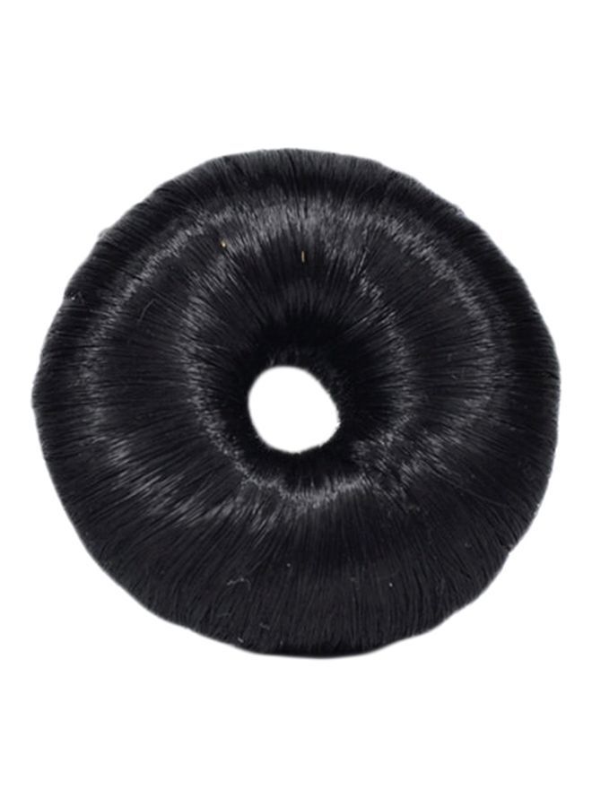 أداة صنع كعكة شعر مصنوعة من الألياف أسود
