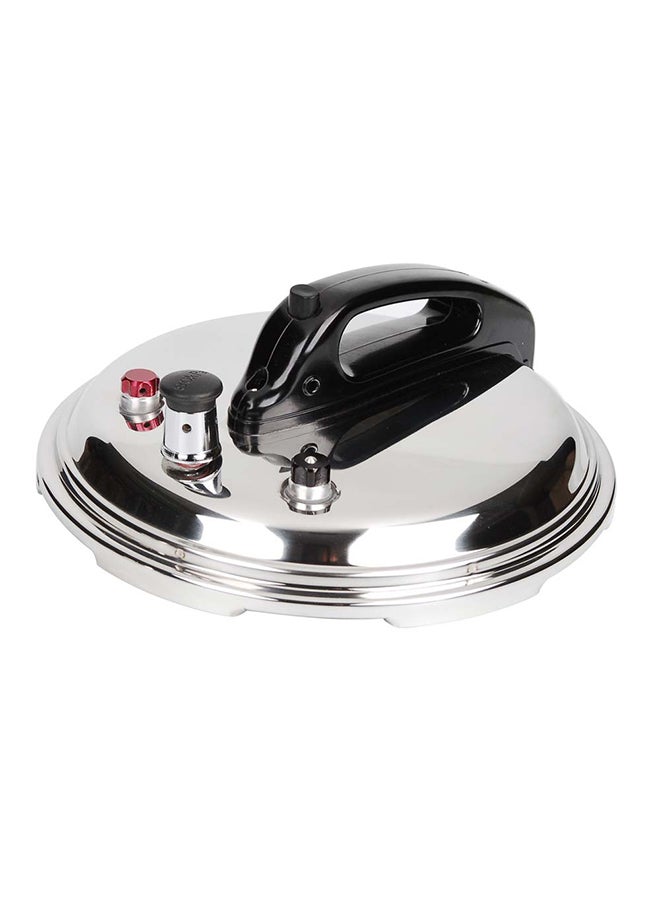 السنيدي 31.255875كيلوجرام قدر ضغط ستانلس ستيل المطور طنجرة ضغط فضي سعة 9 لتر فضي - Image 4