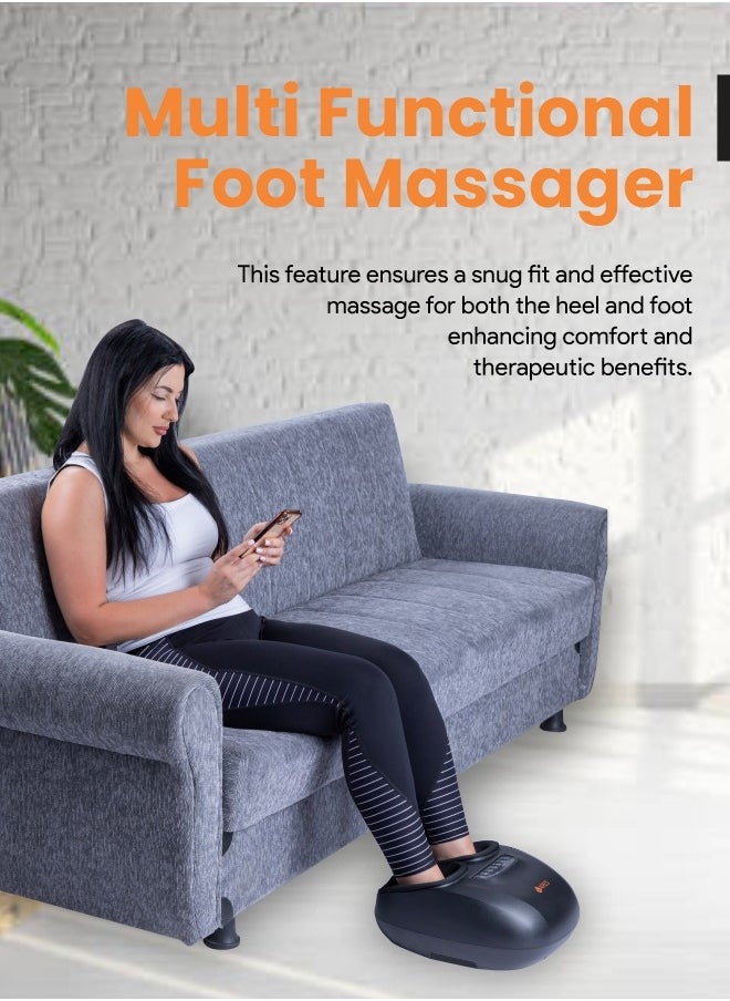 ARES uSpa Foot Massager 3 Massage Modes, Heating Function, Adjustable Rolling, Air Compression And Vibration for Ultimate Foot Relaxation  - Image 4