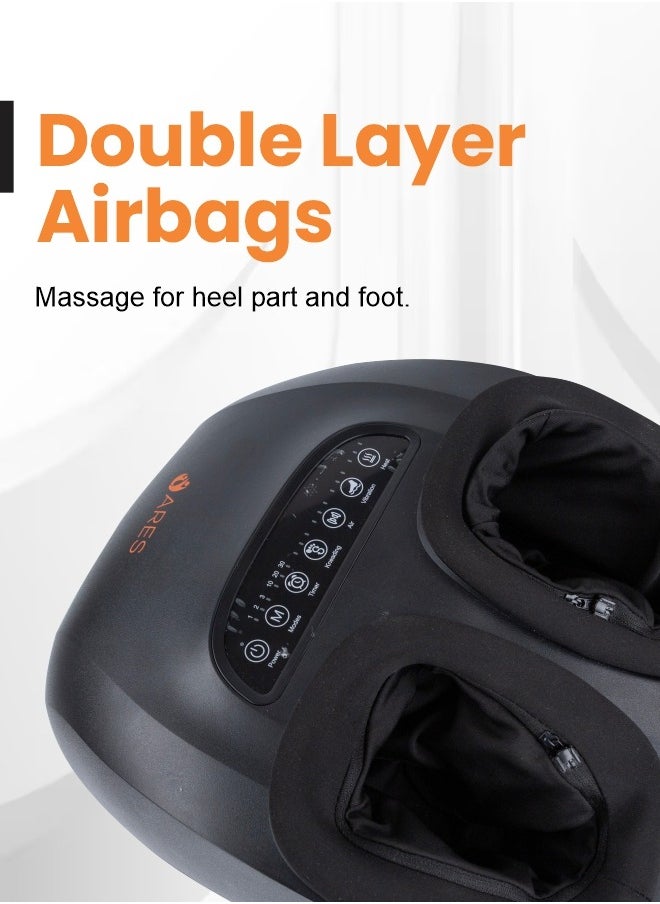 ARES uSpa Foot Massager 3 Massage Modes, Heating Function, Adjustable Rolling, Air Compression And Vibration for Ultimate Foot Relaxation  - Image 5