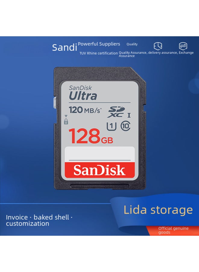Authentic High-speed Camera Memory Cards 32gb 64gb 128gb For Slrs Dash Cams Digital Storage Cards-Color:SDUNC-Capacity:128GB  - Image 2