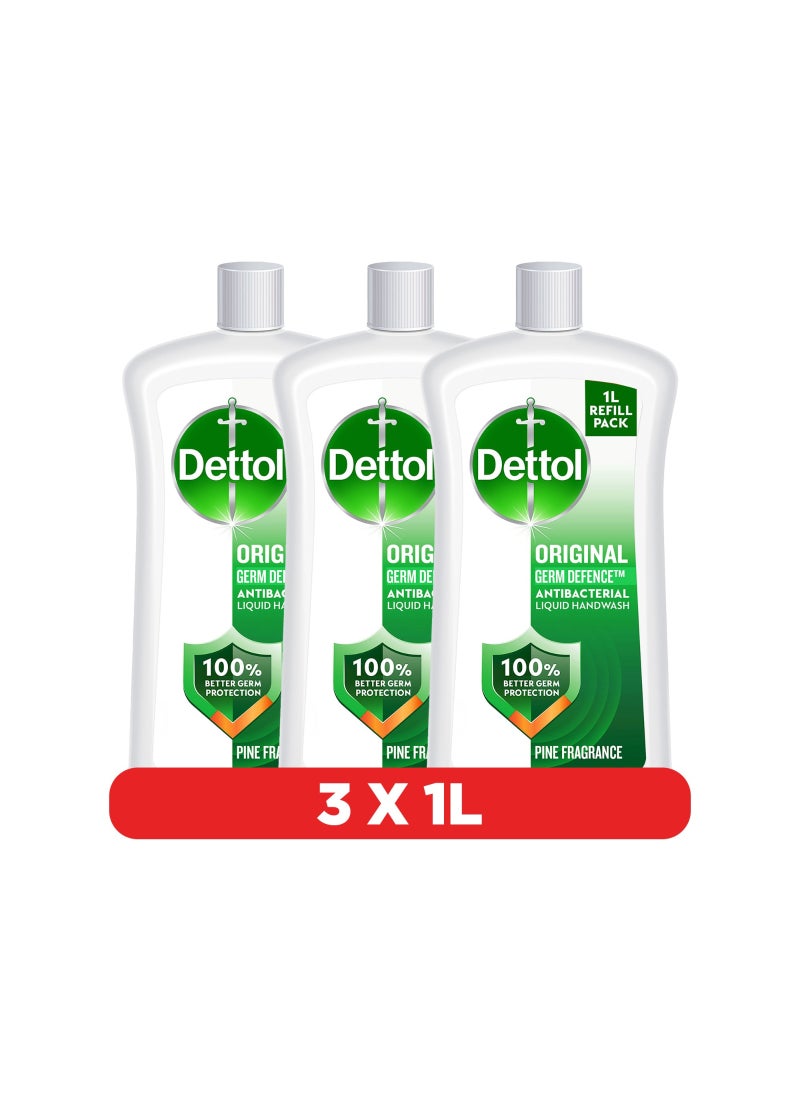 Dettol Original Pine Fragrance Handwash Pine - Image 1