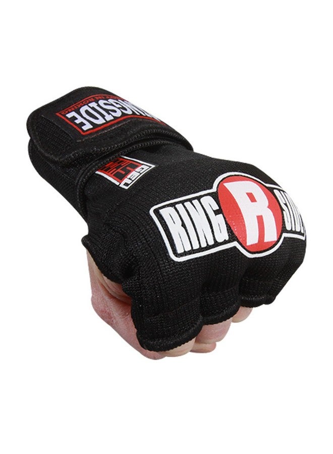 Quick Wrap Gel Shock Mma Boxing Hand Wraps, Small;Medium, Black