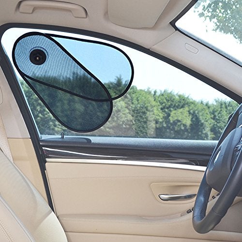 WANPOOL Car Window Sun Shine Blocker, Reduce Glare from Side and Front Window - Image 1