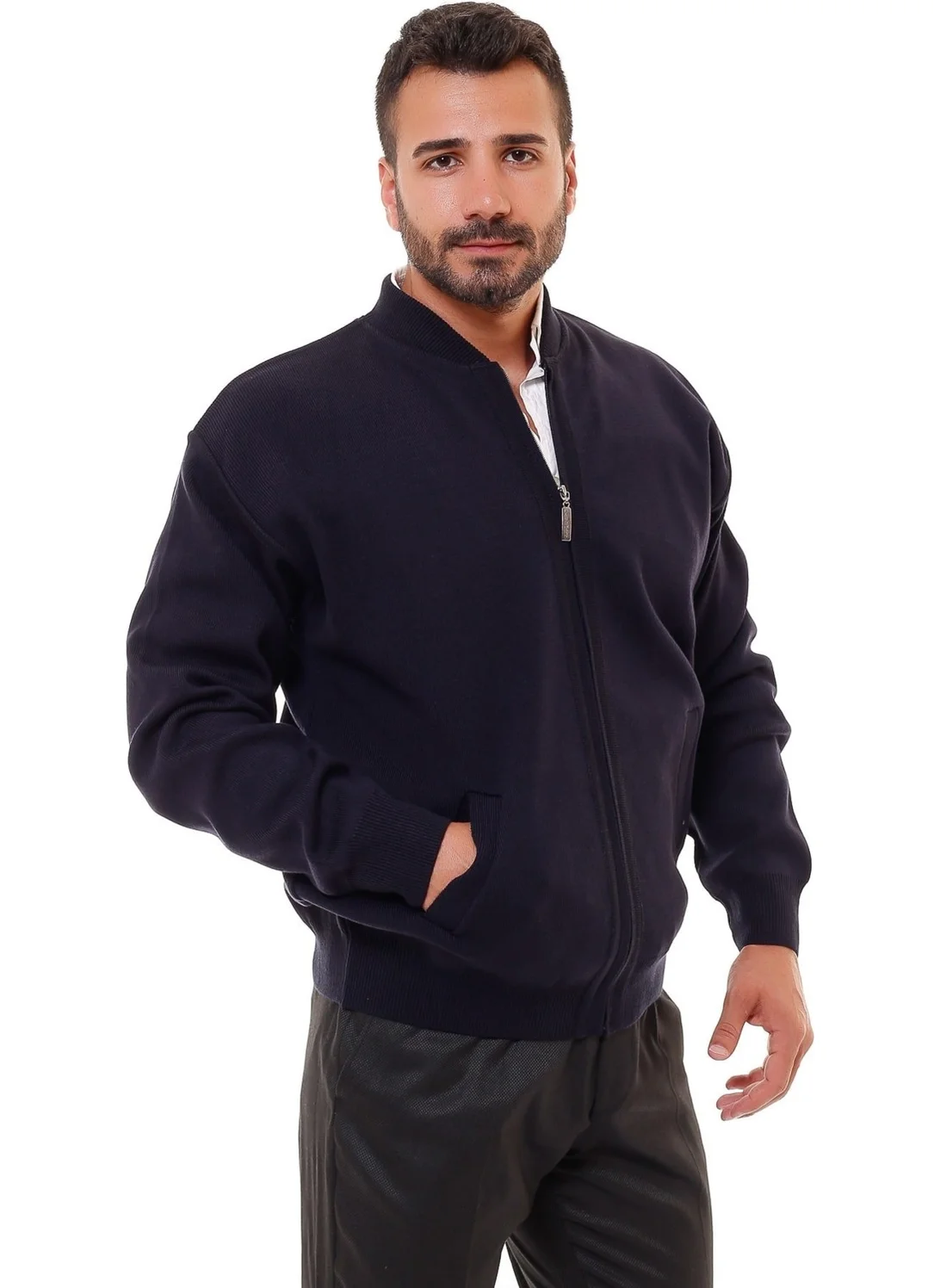 Blues Moda Blues Fashion Men's Steel Knit Coat