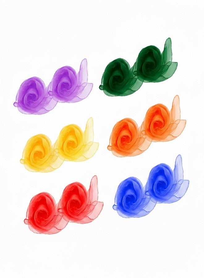 FITFIX® Multicolour Juggling Scarves – Pack of 36 Square Dance Scarves (45 x 45 cm) | Soft Lightweight Silk-Style Scarves for Kids, Magic Tricks, Music Movement & Coordination Activities - Image 1