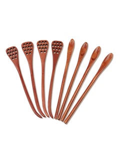 2Pcs 6Inch Honey Dipper Stick,2Pcs 7.87Inch Long Handle Coffee Stirring