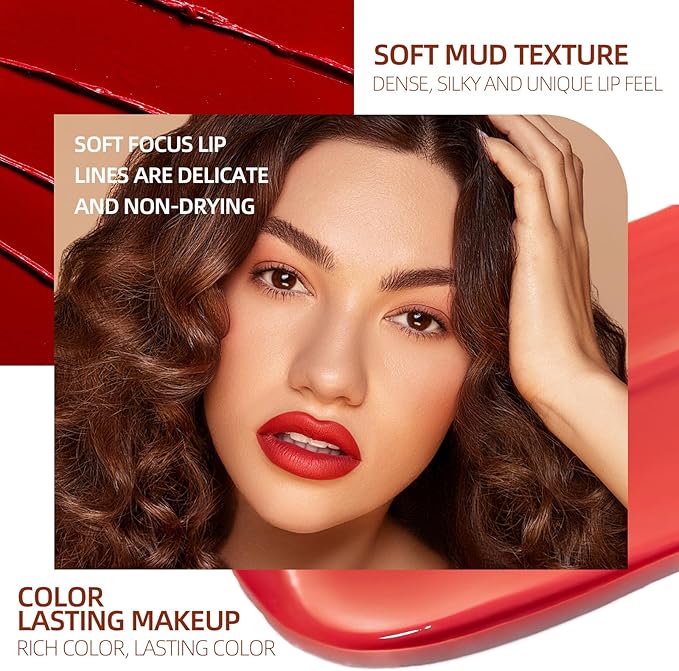 Anglicolor Lip Gloss LongLastingLipstick Set Highly PigmentedPink Lip Gloss NonStick CupLip Gloss SetEasy ApplicationSmooth ApplicationNot Flake Off12 ColorsVegan CrueltyFree 12Color - Image 5