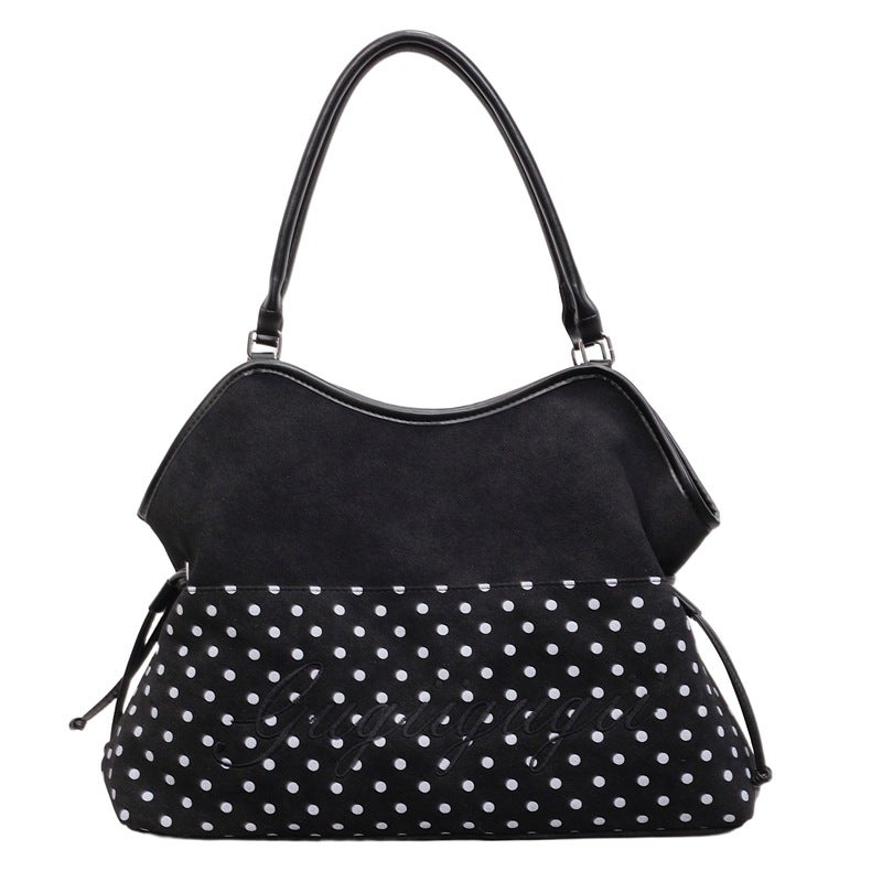 Leopard Print Suede Shopper Tote Bag for Women - Lightweight Shoulder Bag - Image 5