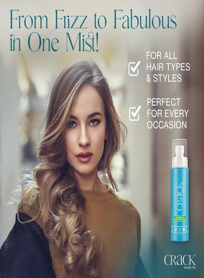 CRACK HAIR FIX Mist Spray - Moisturizes & Protects Hair From Dryness & Thermal Damages, Improves Texture and Restores Youthful Shine, 6 Oz - Image 3