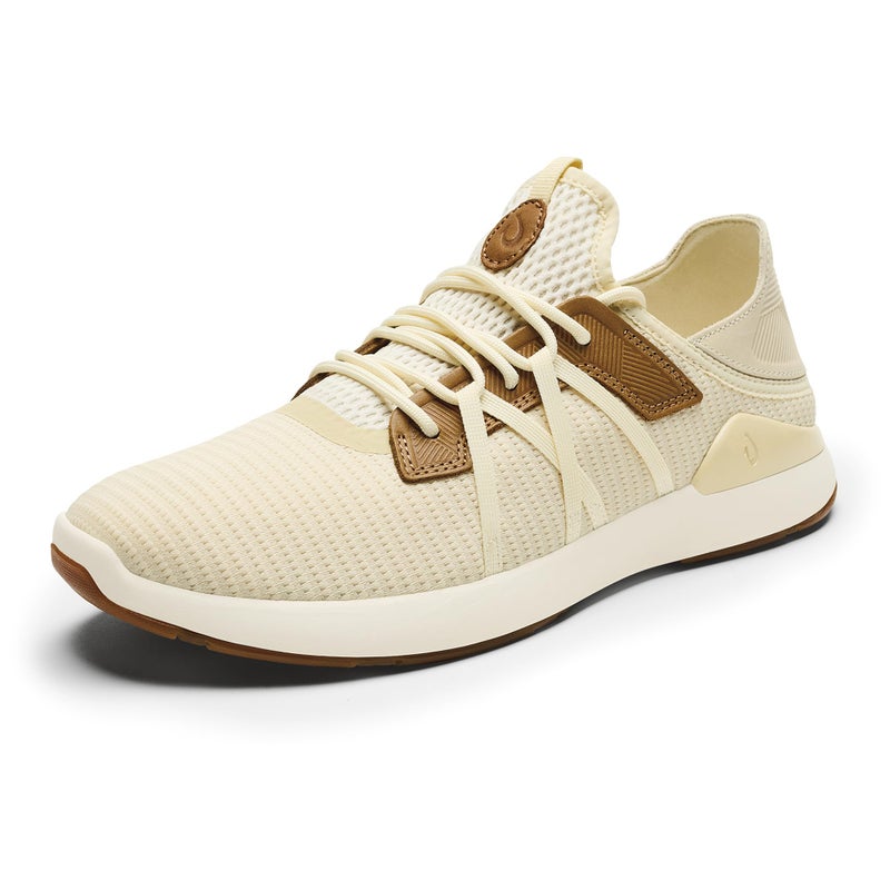OLUKAI Mio Li Men's Everyday Athletic Shoes, Versatile & Casual Sneaker, Breathable & Comfortable Mesh, Cushioned Arch Support & Secure Fit, Dune/Dune, 12 - Image 1
