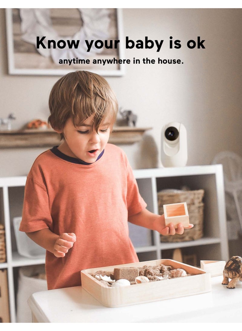 Momcozy Video Baby Monitor, 1080P 5" HD Baby Monitor with Camera & Wall Mount, Infrared Night Vision, 5000mAh Battery, 2-Way Audio, Temperature Sensor, Lullabies, 960ft Range - Image 3