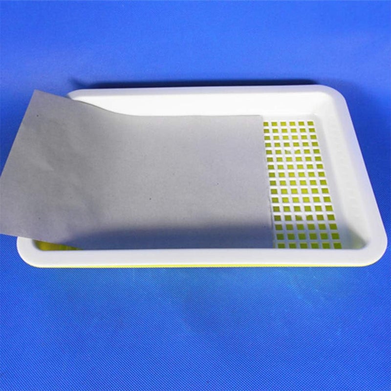 woobles Microgreens Growing Kit 100 Pcs Germinating Paper Sprouter Vegetable Planting Paper Germination Tray Paper for Sprout Vegetable 54 x 19.5cm Growing Kit Microgreens - Image 4
