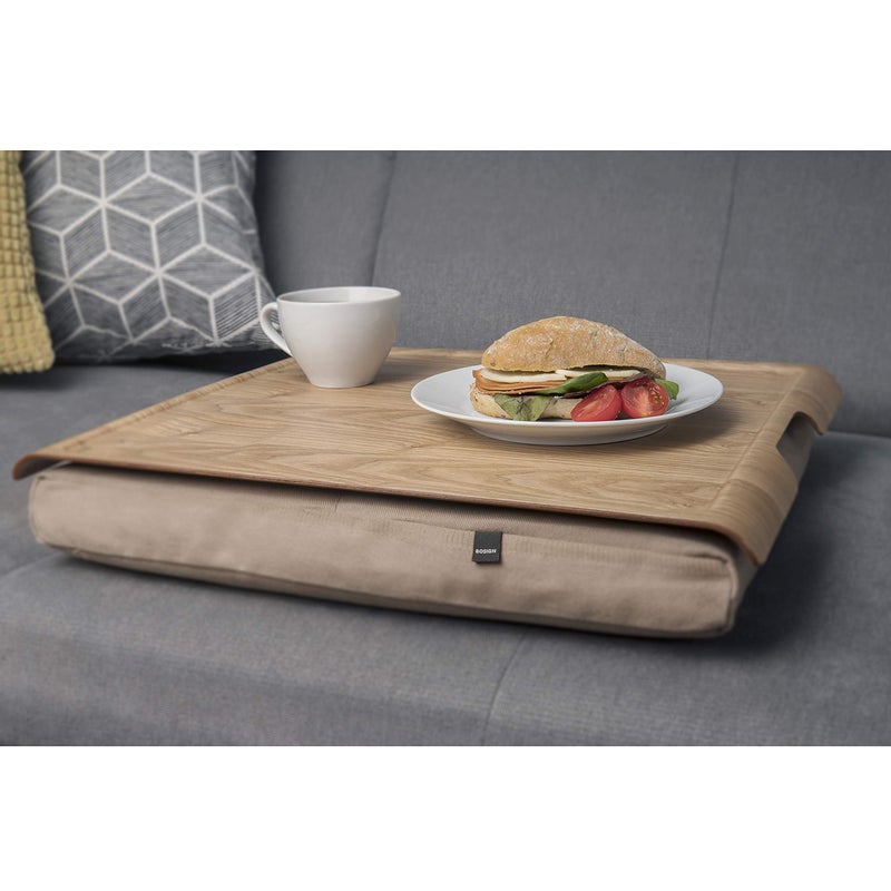 Bosign Natural Wooden Lap Tray - Natural Wood and Cushion - Image 3