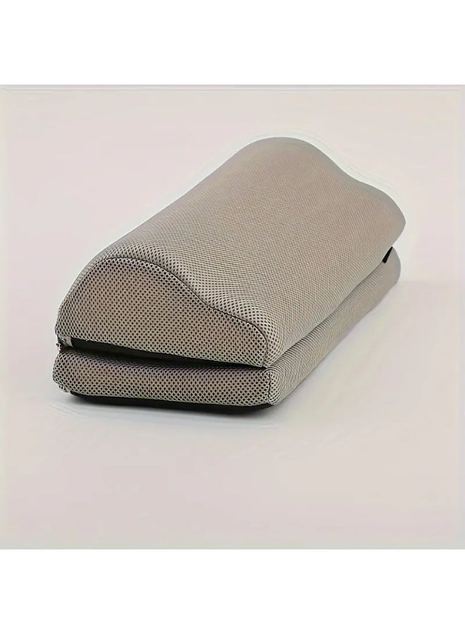 Arabest Foot Rest,Desk & Gaming Accessories,Foot Rest for Under Desk at Work,Comfortable Footrest with 2 Adjustable Heights & Removable Cover, Office Desk Accessories（Gray） - Image 2