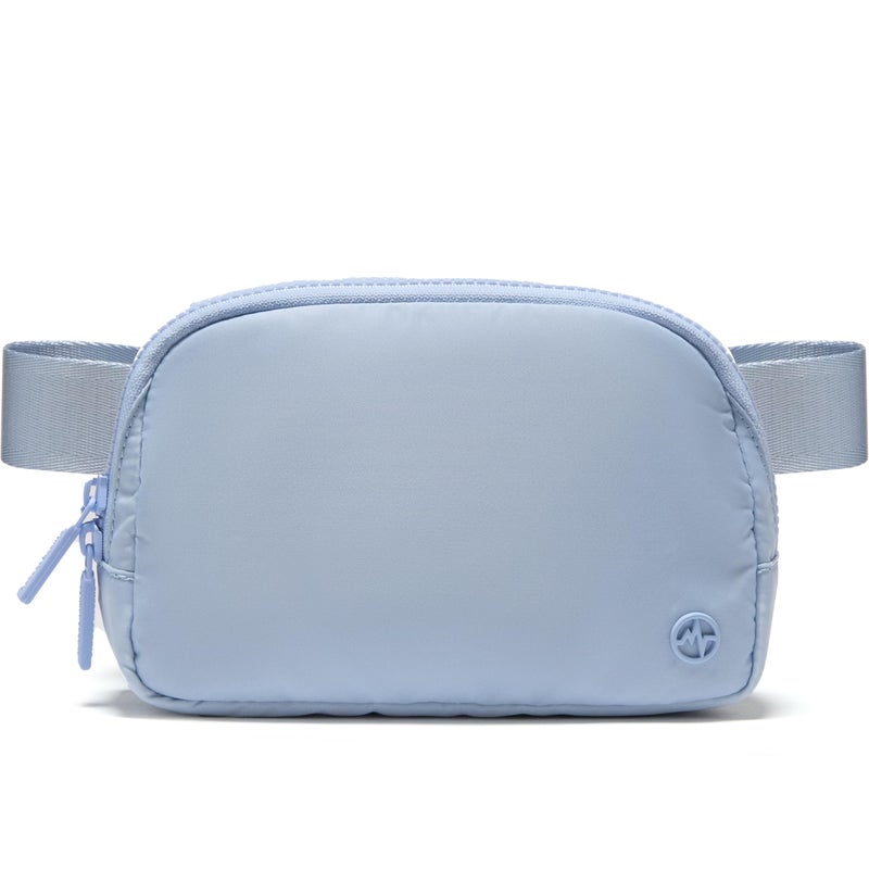 Pander Two Way Zipper Fanny Pack Nylon Everywhere Belt Bag for Women, Water Repellent Waist Packs, Crossbody Bags with Adjustable Strap (Windmill Blue). - Image 1