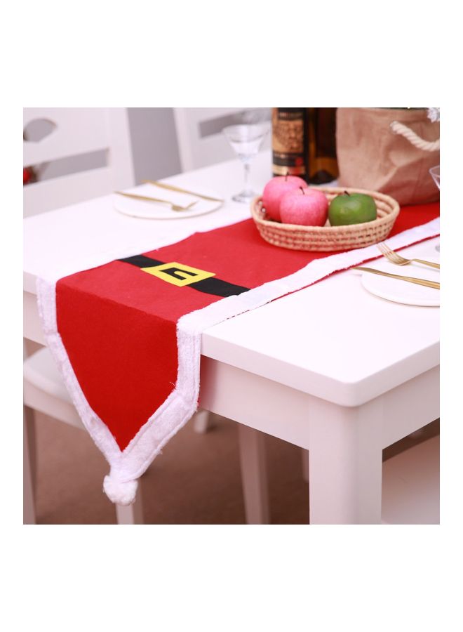 NIBEMINENT Decorative Table Runner Red/White/Black 180x35cm - Image 2