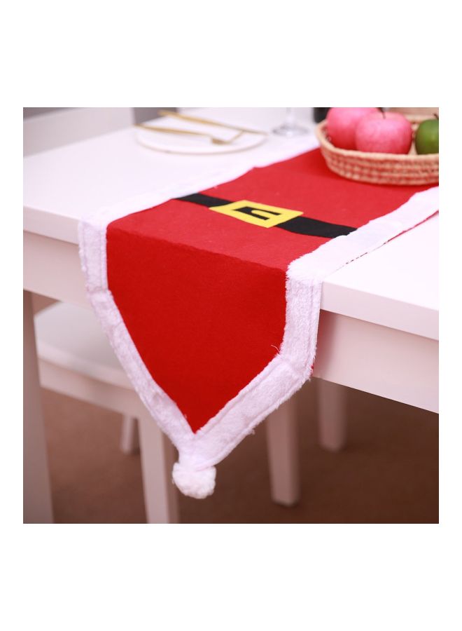 NIBEMINENT Decorative Table Runner Red/White/Black 180x35cm - Image 4