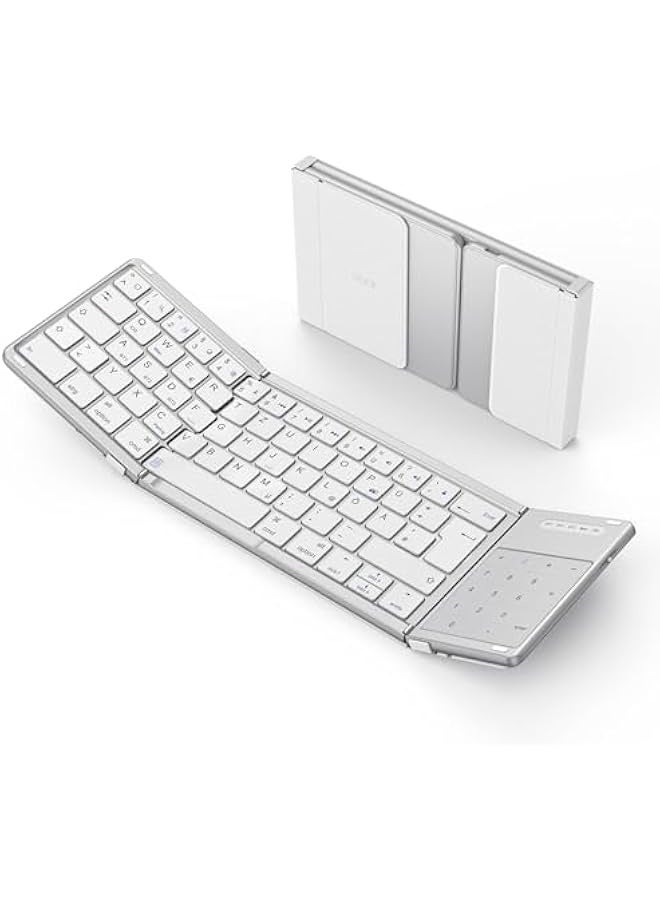 PROMASS Folding Bluetooth Keyboard for iOS Android Windows - Image 1