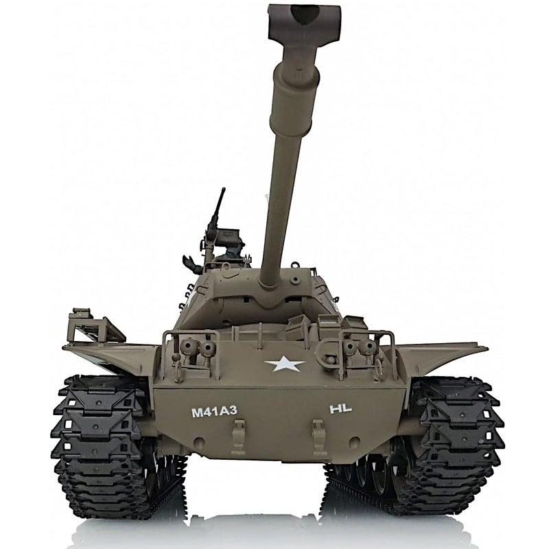 POCO DIVO دبابة بوكو ديفو ووكر بولدوغ M41A3 الأمريكية، مقياس 1/16، مركبة عسكرية RTR RC، إصدار هينغ لونغ 3839 S، ترقية علبة تروس فولاذية، معركة BB هوائية، قتال بالأشعة تحت الحمراء IR، نموذج مع تأثير الدخان والصوت والارتداد - Image 4