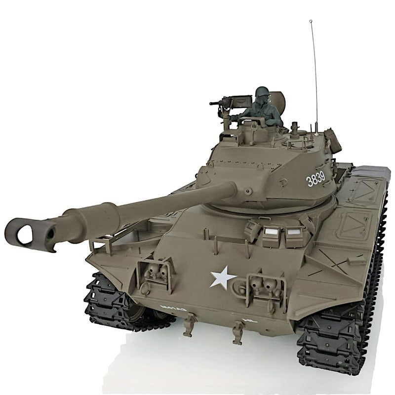 POCO DIVO دبابة بوكو ديفو ووكر بولدوغ M41A3 الأمريكية، مقياس 1/16، مركبة عسكرية RTR RC، إصدار هينغ لونغ 3839 S، ترقية علبة تروس فولاذية، معركة BB هوائية، قتال بالأشعة تحت الحمراء IR، نموذج مع تأثير الدخان والصوت والارتداد - Image 2