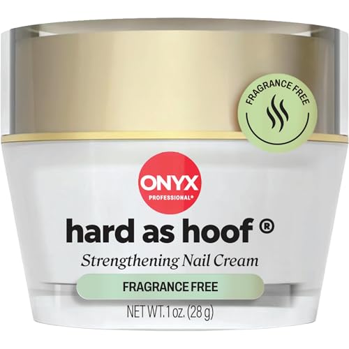 Onyx Professional Hard As Hoof Nail Strengthening Cream, Unscented - Nail Growth & Conditioning Cuticle Cream Stops Splits, Chips, Cracks & Strengthens Nails, 1 oz - Image 1