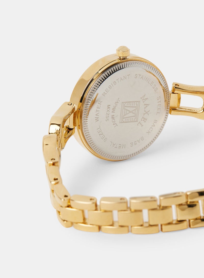 Maxel Ladies Luxury Analog Wrist Watch MX166 - 28mm - Image 4