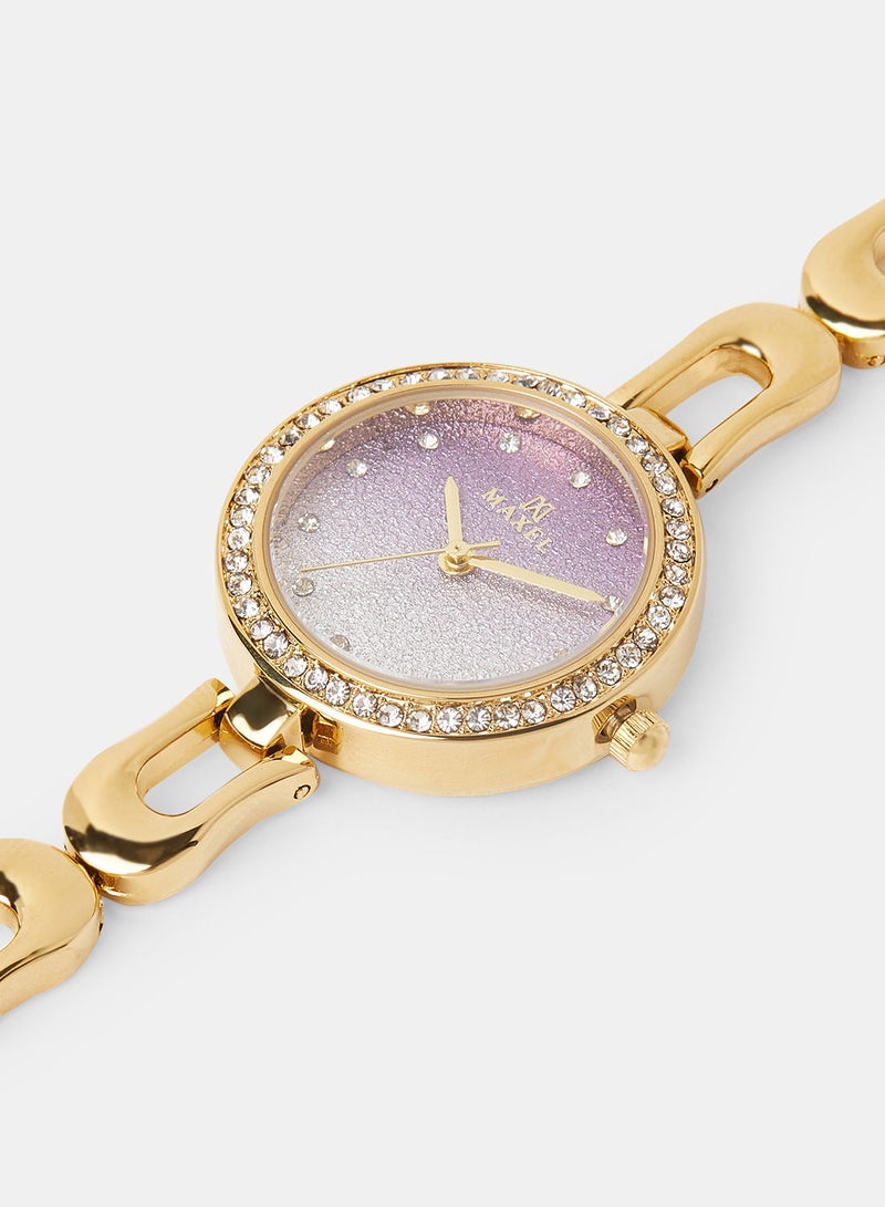 Maxel Ladies Luxury Analog Wrist Watch MX166 - 28mm - Image 2