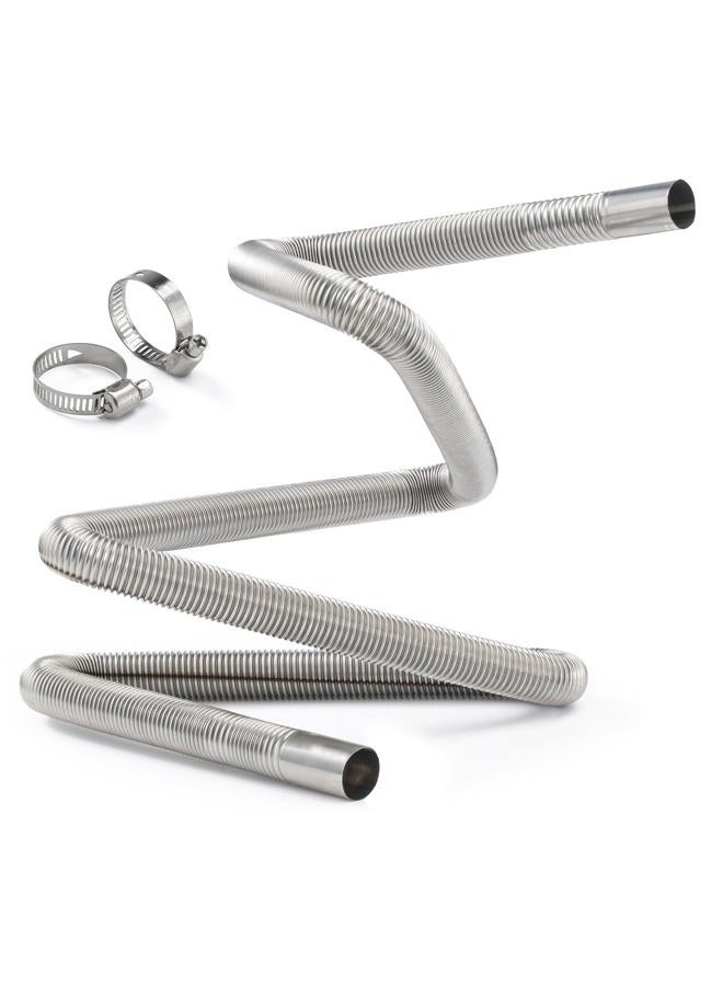 HZJD Stainless Steel Exhaust Pipe 2.5CM/1in for Diesel Parking heaters(300cm) - Image 1