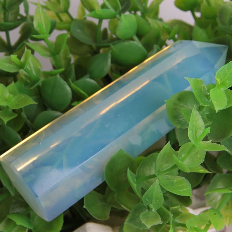 Acxico 1Pcs 90-100mm Opalite Quartz Obelisk Quartz Crystal Wand Point Reiki Healing - Image 4