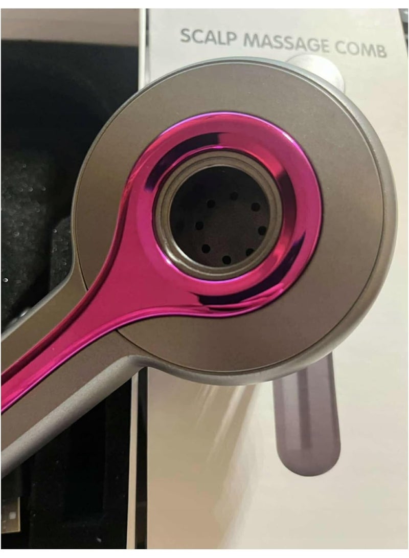 تايجر 2-in-1 Electric Hair Massager & Scalp Massage Comb with Hair Oil Diffuser – Multi-Function Hair Brush and Head Massager with 3 Adjustable Modes, USB Rechargeable Scalp Brush for Hair Growth & Relaxation – Grey - Image 5