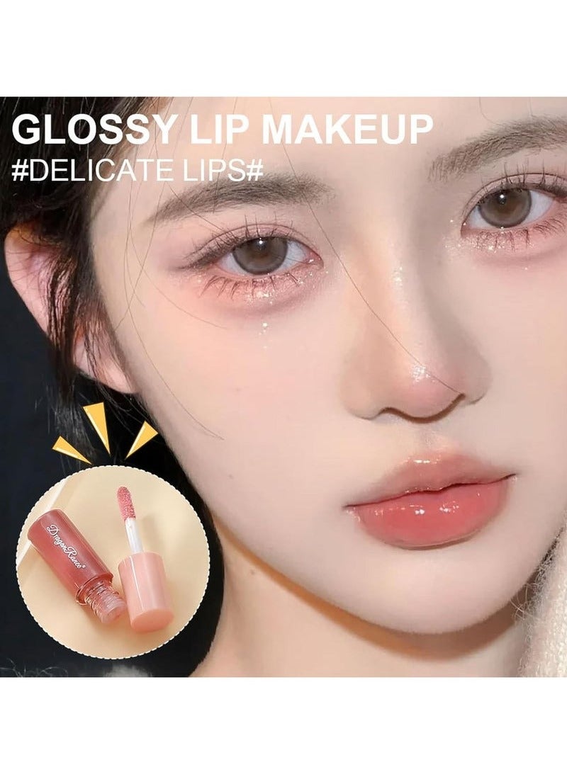 Dragon Ranee 10-Piece Lip Gloss Set - Moisturizing Tinted Lip Balm, Liquid Lipstick, and Long-Lasting Lip Stain for Girls and Women - Image 2