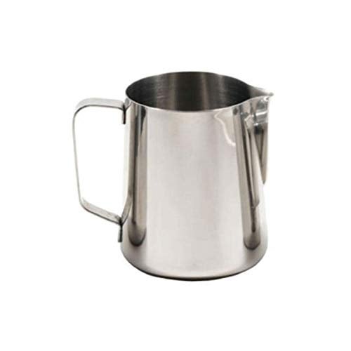 Rattleware 32 oz Macchiato Milk Frothing Pitcher Premium Stainless Steel Latte Art Pitcher with Drip Resistant Spout and Comfortable Handle for Home Cafe Barista Restaurant and Commercial Espresso Use - Image 1