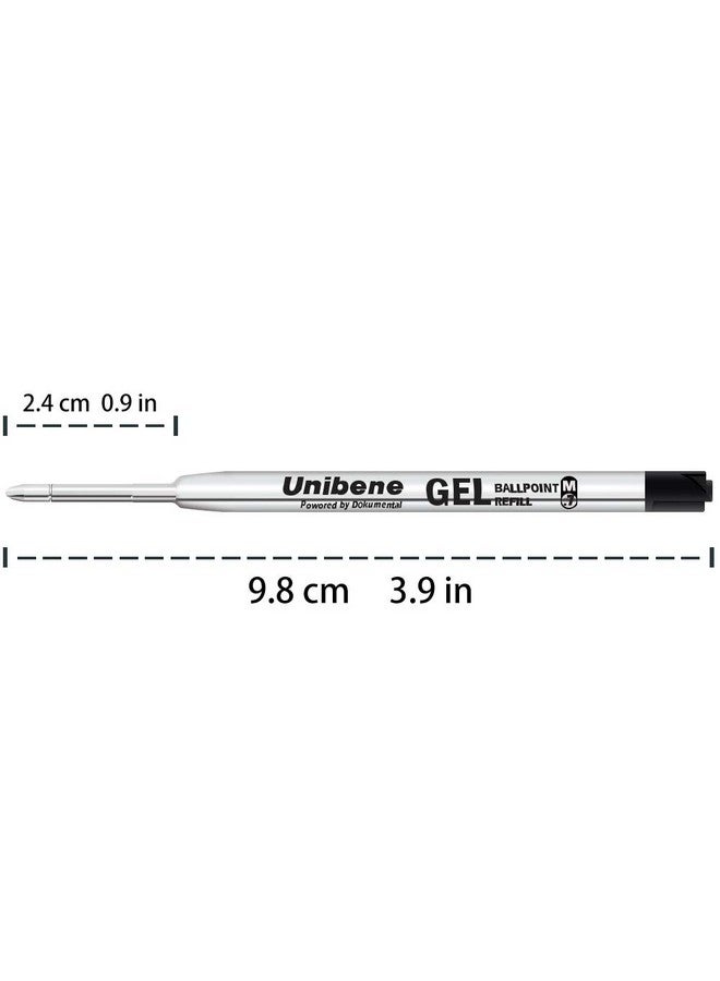 Unibene Parker Compatible Gel Ink Ballpoint Refills 12 Pack0.7Mm Medium Pointblack Smooth Writing Replaceable German Ink Tactical Pen Refills For Parker Ballpoint/Uzi Pen - Image 5