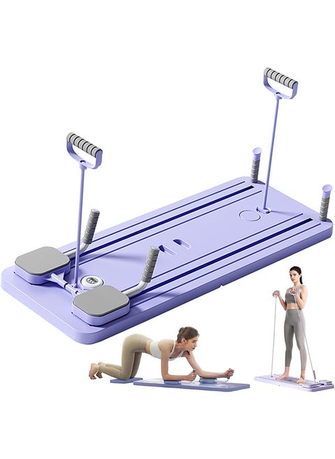 Multifunctional Sliding Pilates Reformer Board with Timer Ab Core Workout Trainer Machine Exercise Board Equipment