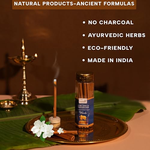 GOW DURBAR GowDurbar Bamboo-Less Woods Rejuvenating Agarbatti 65g (Pack of 3) | Organic Incense Sticks with Panchagavya, Herbs & Honey | Eco-Friendly | for Pooja, Yoga & Meditation - Image 2