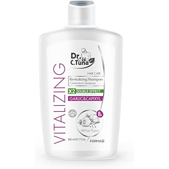 FARMASI DR. C. TUNA VITALIZING GARLIC SHAMPOO AND HAIR MASK, NATURAL HAIR TREATMENT FOR HAIR GROWTH, PREVENTS HAIR LOSS, STIMULATES GROWTH, RELIEVES ITCHY SCALP WITH CAPIXYL (SHAMPOO AND MASK) - Image 3