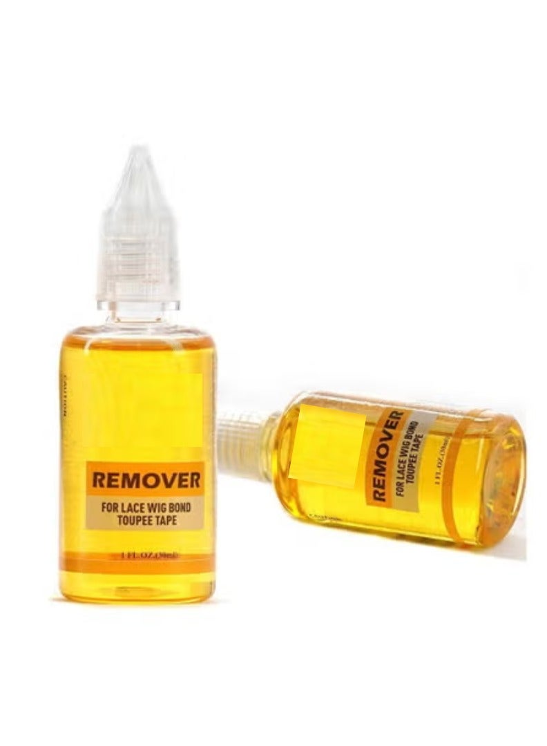 TIGER Hair Glue and Tape Remover 30ml – Removes Wig Tape, Double-Sided Extension Tape, Lace Wig Bond, Toupee Adhesive & Tape-In Extensions – Safe, Fast-Acting Adhesive Remover for All Hair Types - Image 2