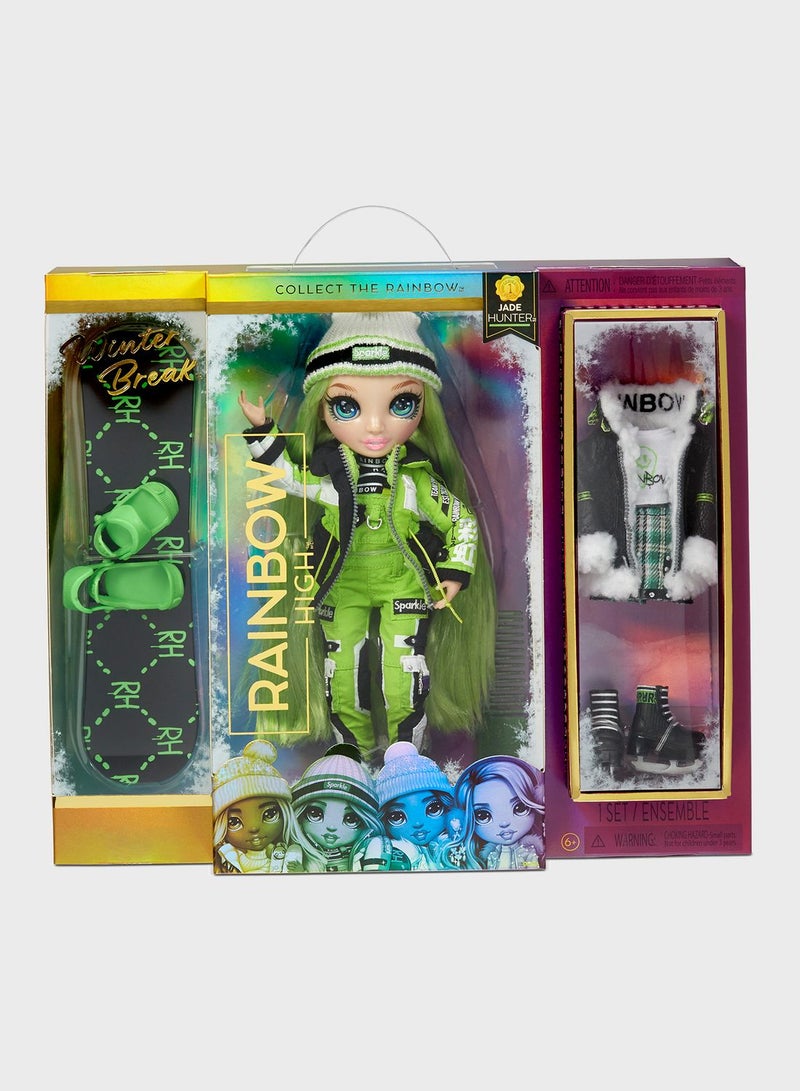 RAINBOW HIGH Winter Theme Jade Fashion Doll - Image 1