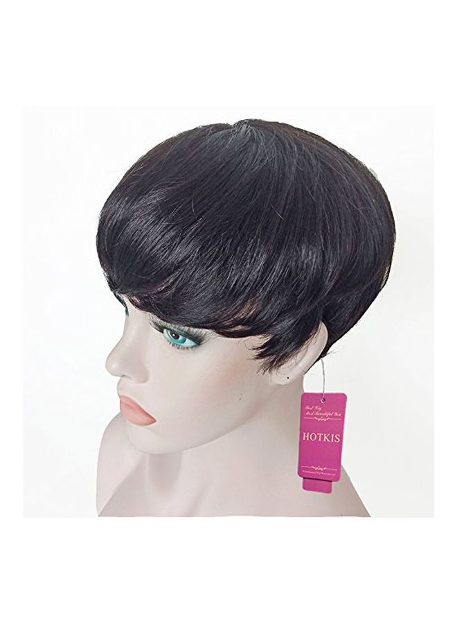 NIBEMINENT Pixie Bob Cut Wig SW802 Black 4inch - Image 2